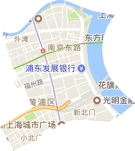 外滩街道电子地图