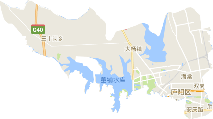 庐阳区电子地图