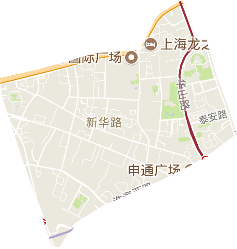 新华路街道电子地图