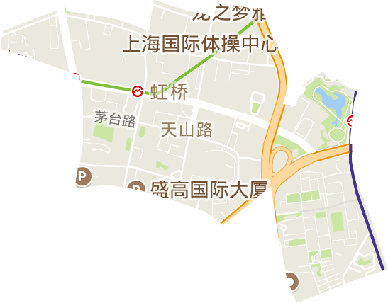 天山路街道电子地图