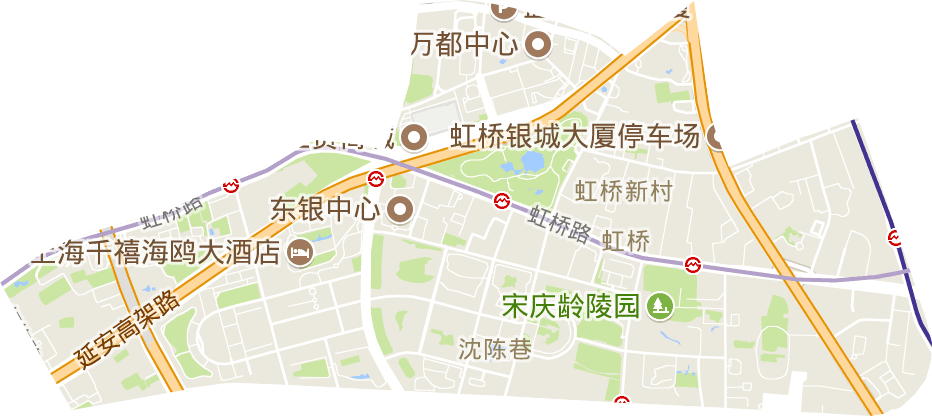 虹桥街道电子地图