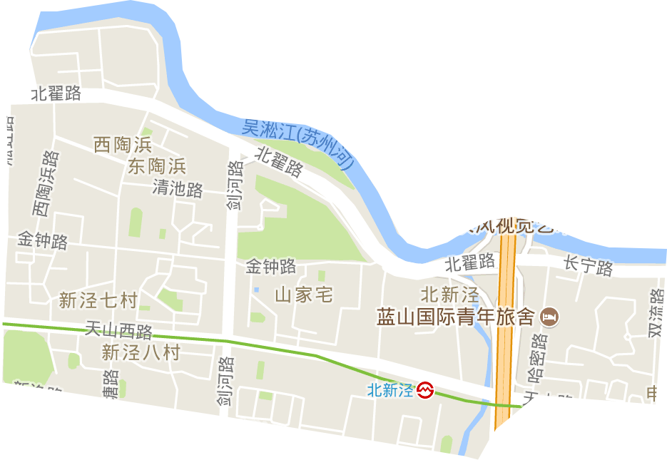北新泾街道电子地图
