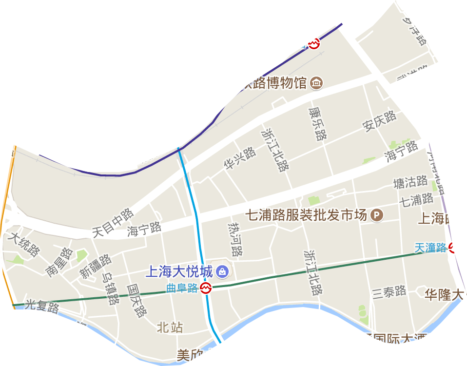 北站街道电子地图
