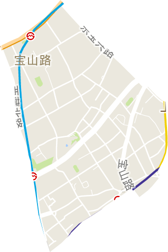 宝山路街道电子地图