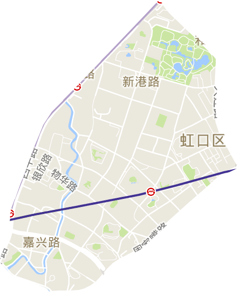 嘉兴路街道电子地图
