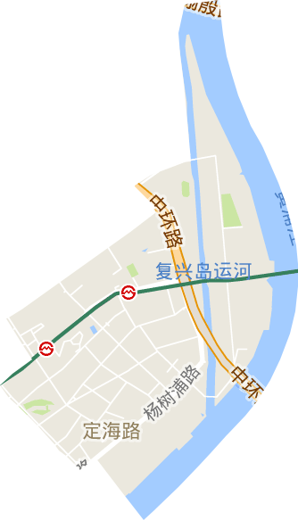 定海路街道电子地图