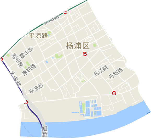 平凉路街道电子地图
