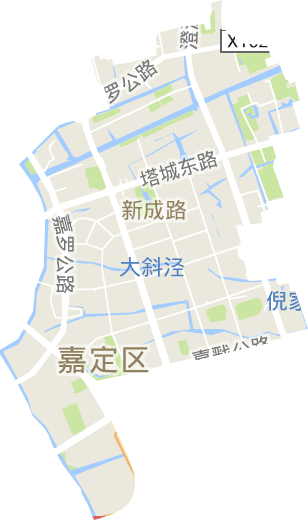 新成路街道电子地图