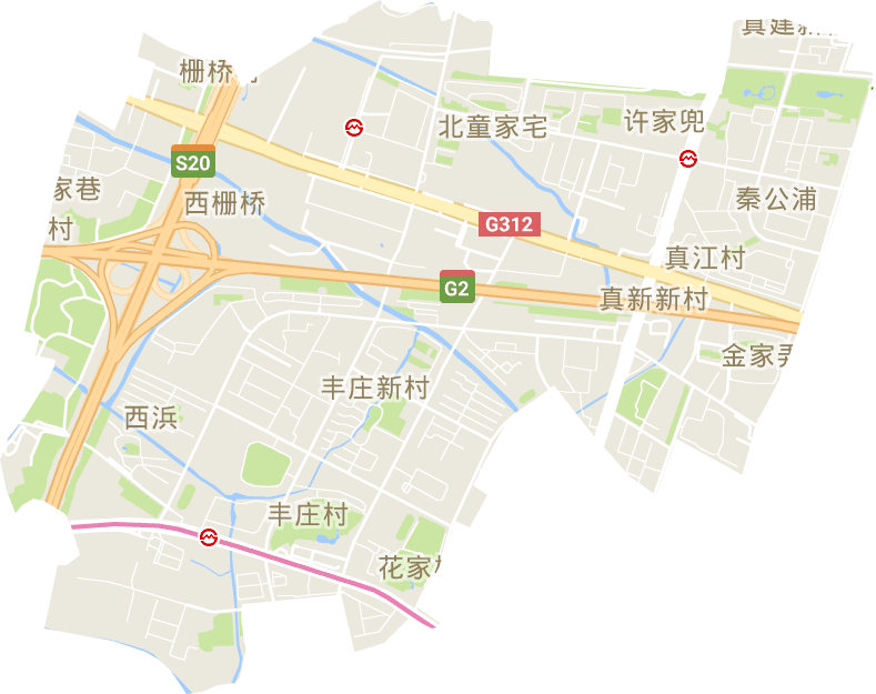 真新街道电子地图