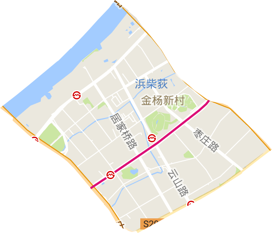 金杨新村街道电子地图