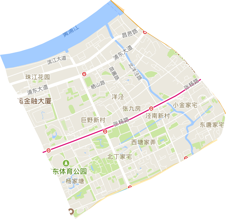 洋泾街道电子地图