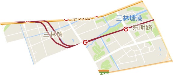 东明路街道电子地图