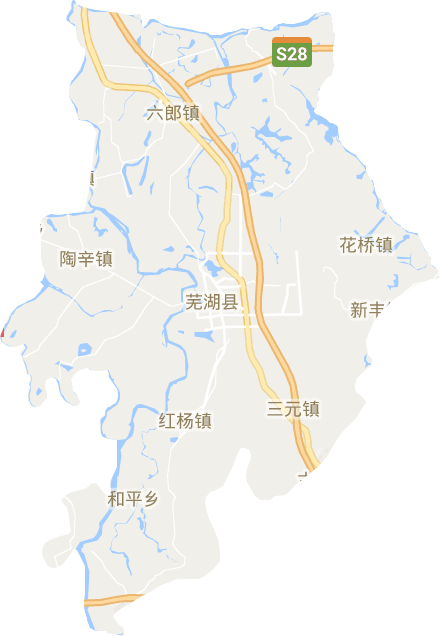 湾沚区电子地图