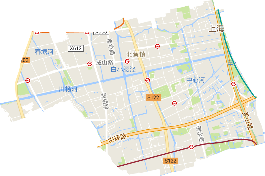北蔡镇电子地图