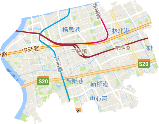 三林镇电子地图