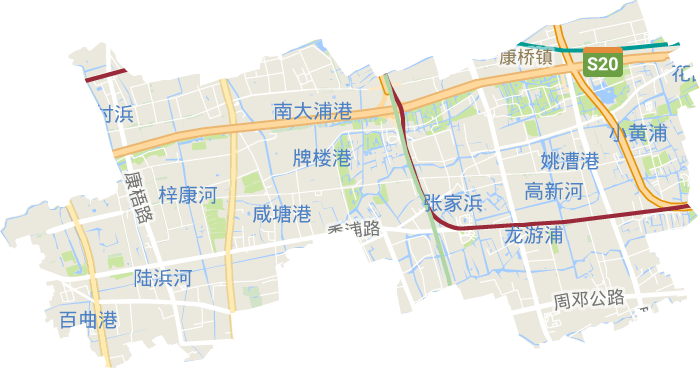 康桥镇电子地图