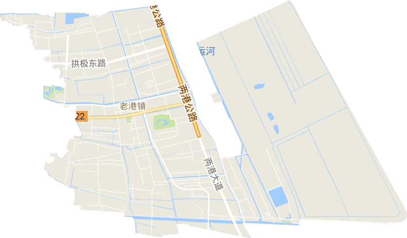 老港镇电子地图