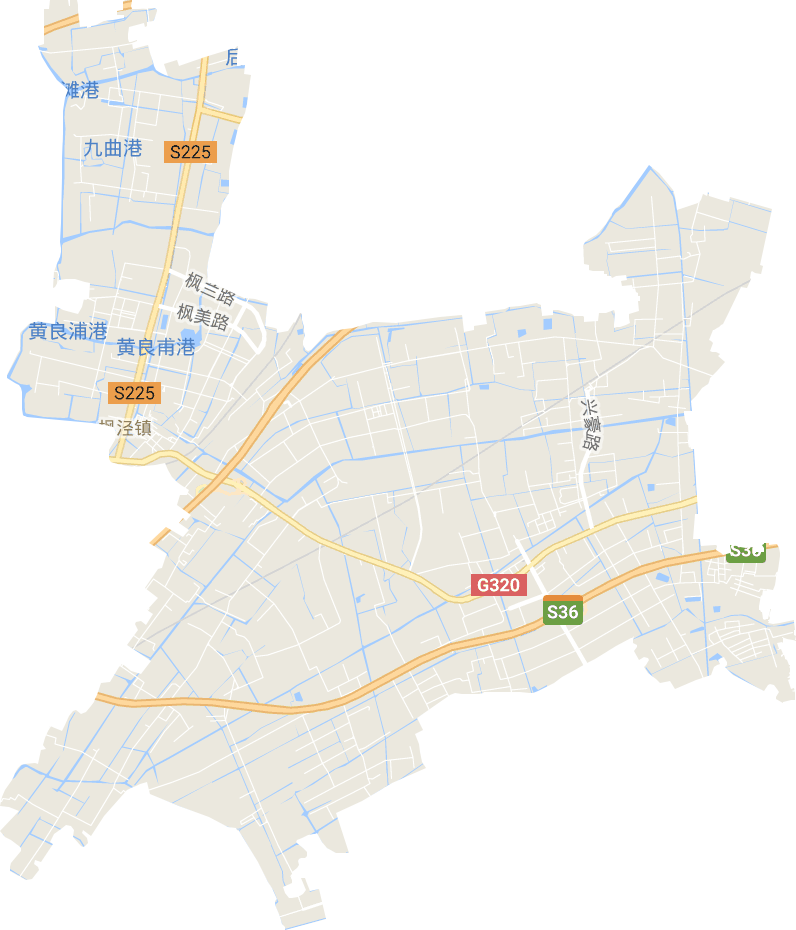 枫泾镇电子地图