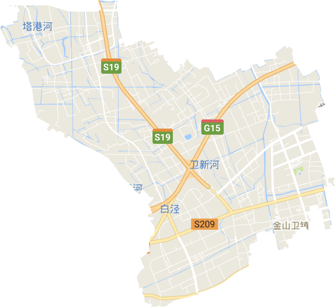 金山卫镇电子地图