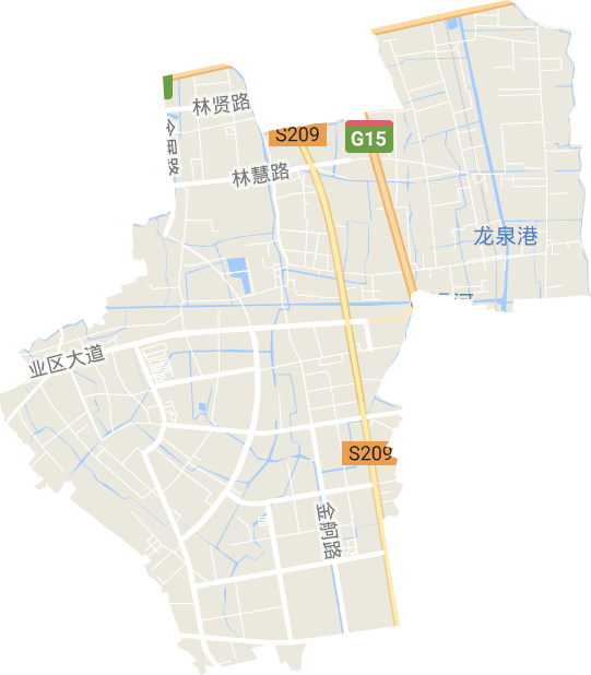 金山工业区电子地图
