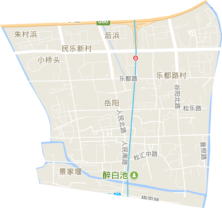岳阳街道电子地图