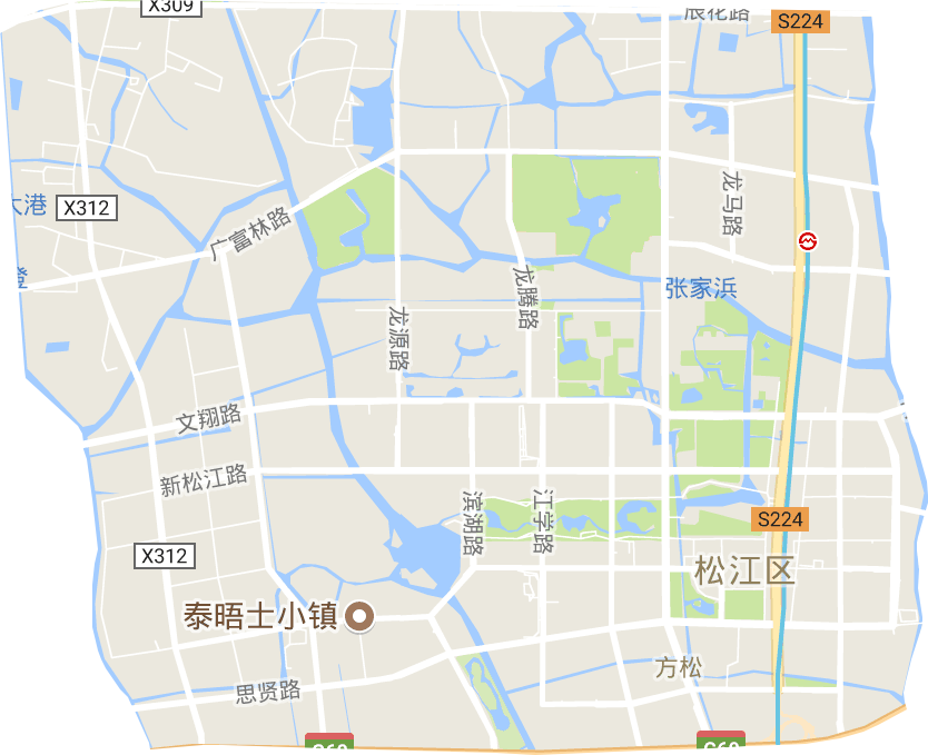 方松街道电子地图