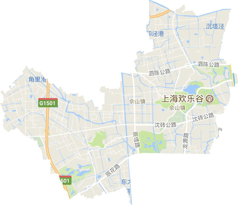 佘山镇电子地图