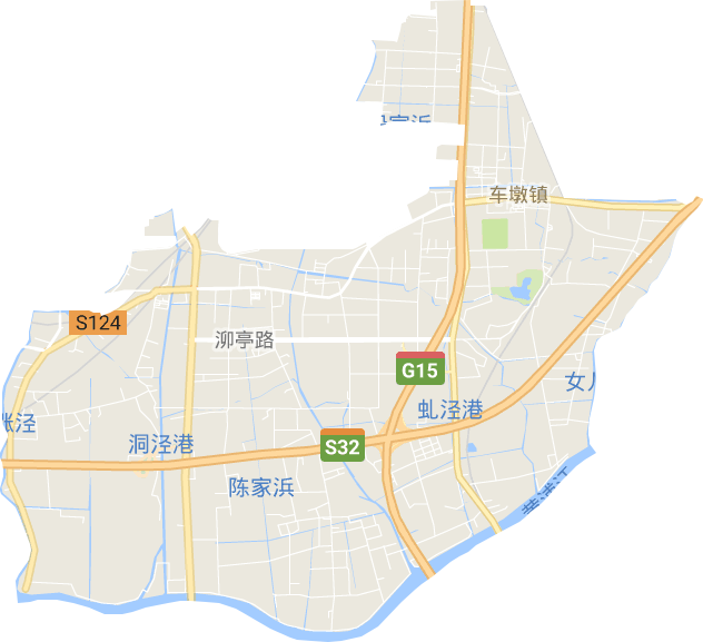 车墩镇电子地图