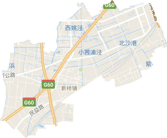 新桥镇电子地图