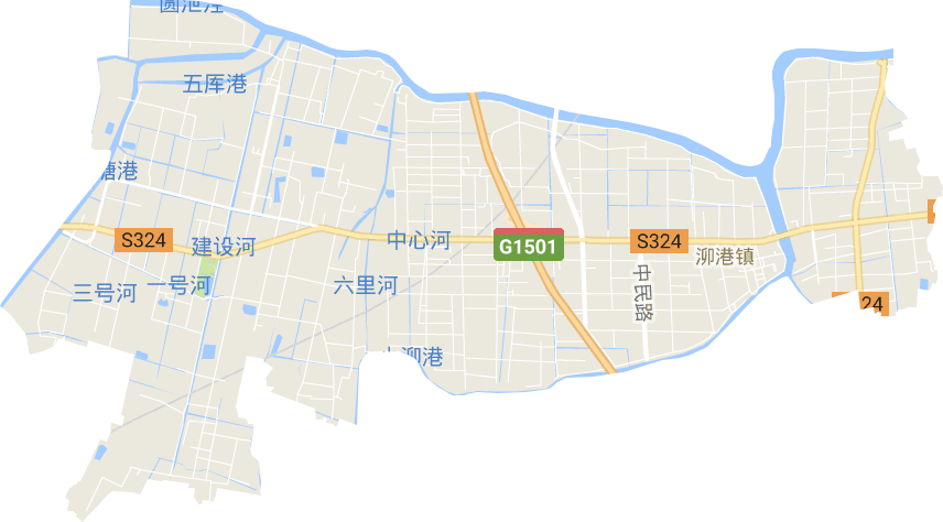 泖港镇电子地图