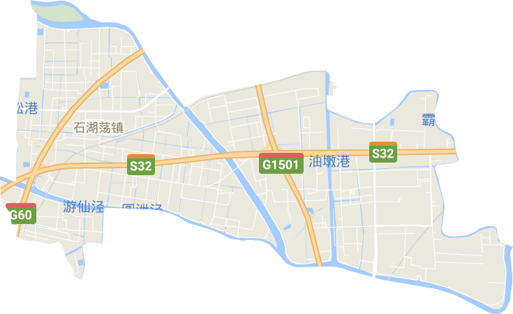 石湖荡镇电子地图