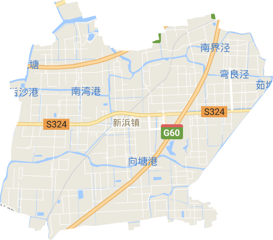 新浜镇电子地图
