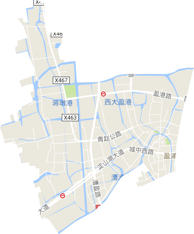 盈浦街道电子地图