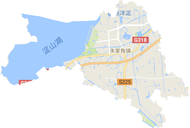 朱家角镇电子地图
