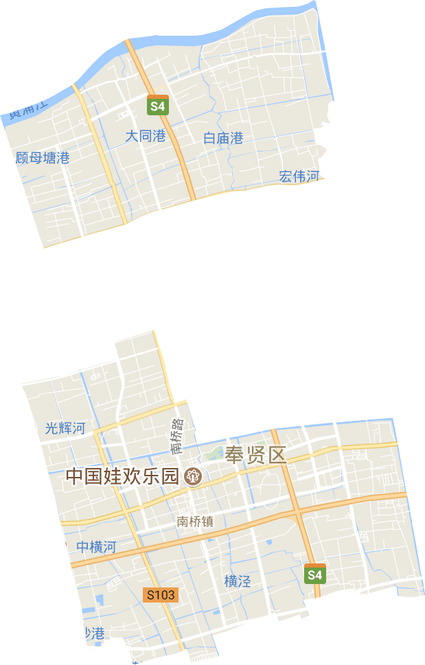 南桥镇电子地图