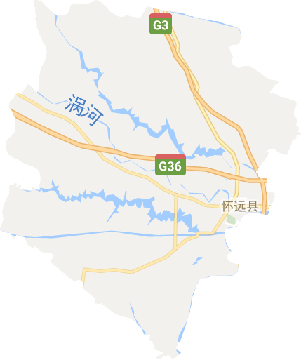 怀远县电子地图