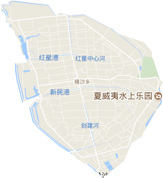 横沙乡电子地图