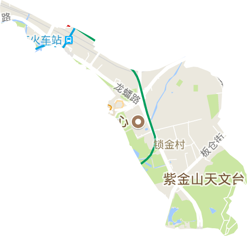 锁金村街道电子地图