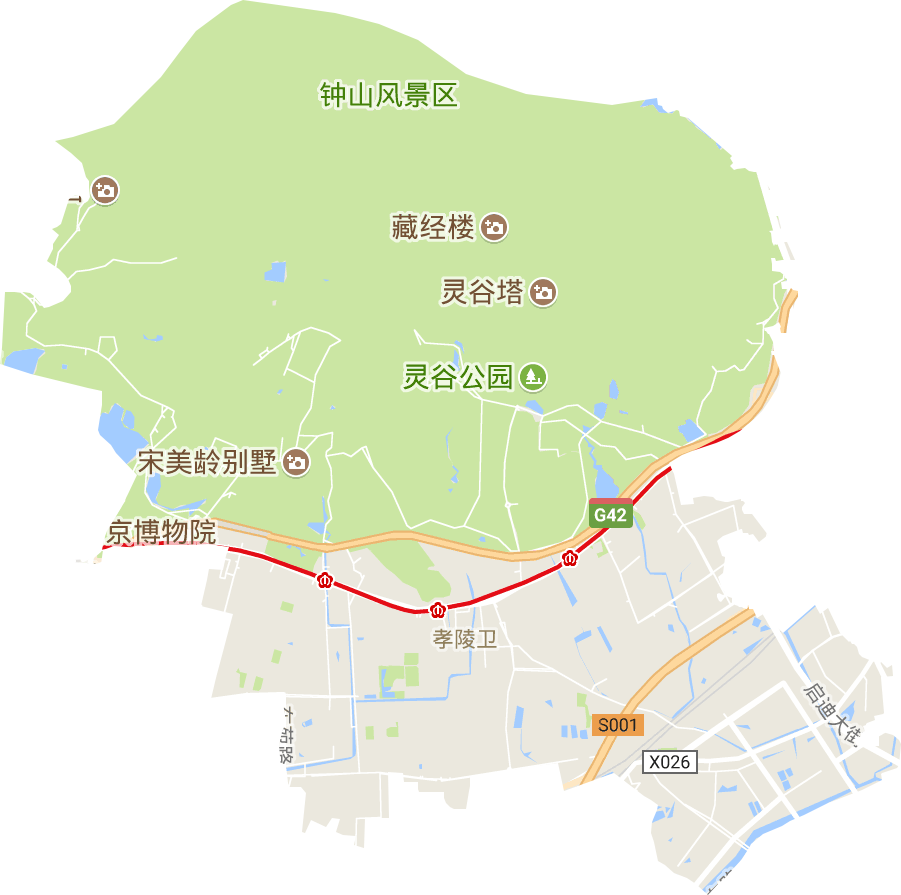 孝陵卫街道电子地图