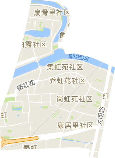 秦虹街道电子地图