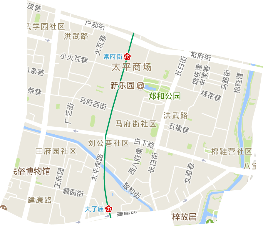 洪武路街道电子地图