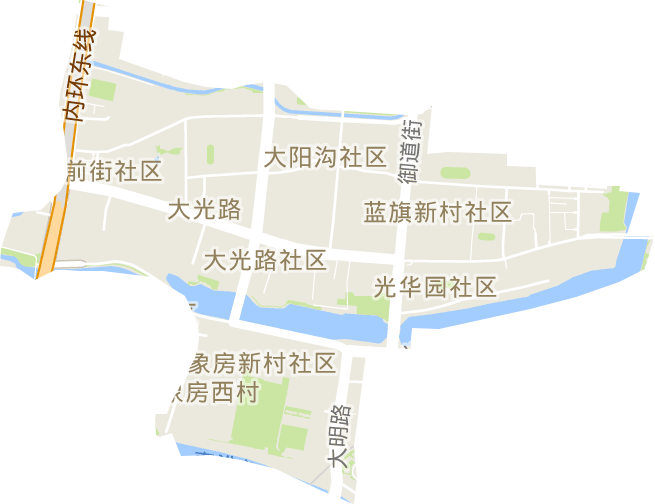 大光路街道电子地图