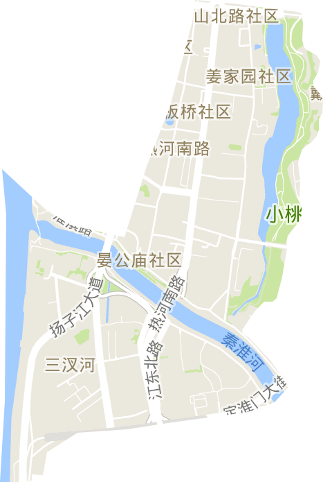 热河南路街道电子地图