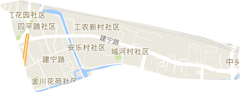 建宁路街道电子地图