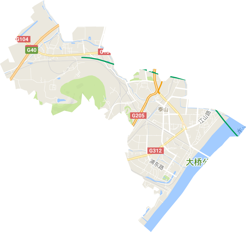 泰山街道电子地图