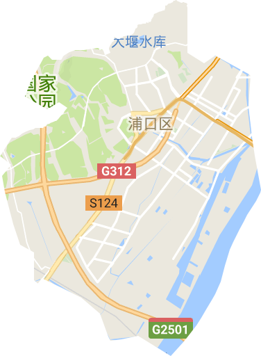 江浦街道电子地图