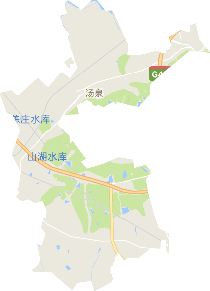 汤泉街道电子地图