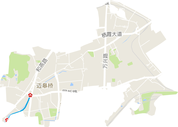 迈皋桥街道电子地图