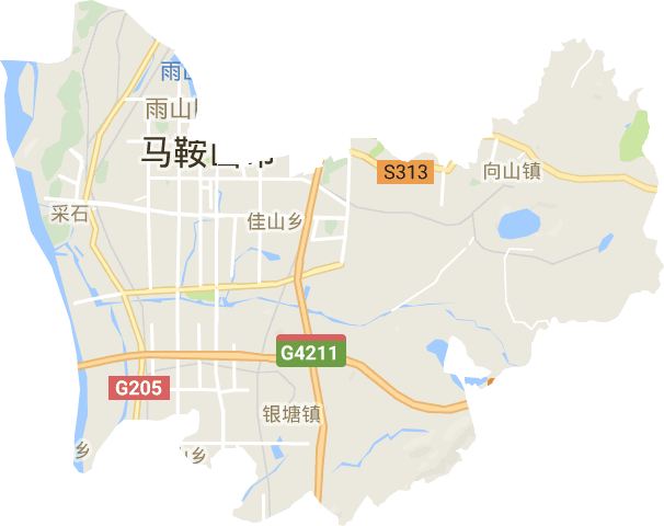 雨山区电子地图
