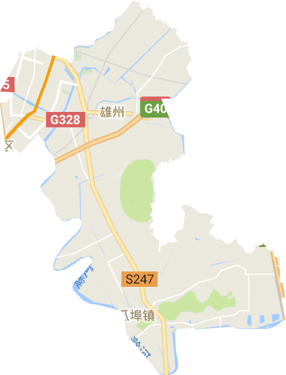 雄州街道电子地图
